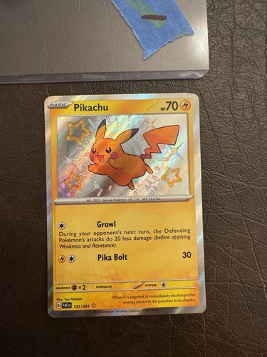 Pikachu 131/091 SV: Paldean Fates Holo