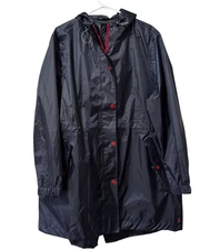 Joules Lightweight Rain Jacket Right as Rain Collection Golightly Solid Sz US 14