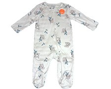 Boys Girls CARTER'S beige koala baby footed sleeper 9 months NWT cotton knit pjs
