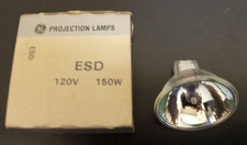 ESD GE 150W 120V 3350K MR16 Projector Lamp GY5.3 2  pin Base