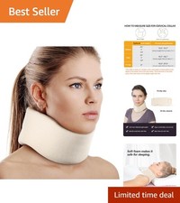 Universal Soft Foam Neck Brace - Adjustable 2.5 Inch Cervical Collar for Relief