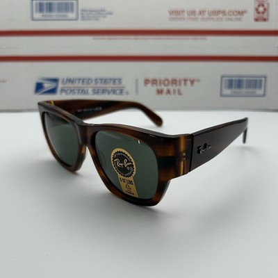 Ray Ban New Nomad Legend Gold Striped Havana RB2187 954/31 54 140