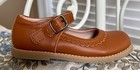 Whim + Wander Brown Leather Mary Jane Girls Shoes by Sweet Honey Sz 12 Rare Find — photo 4