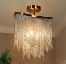 LNC Shoebill 4-Light 13 Glam Brass Semi-Flush...