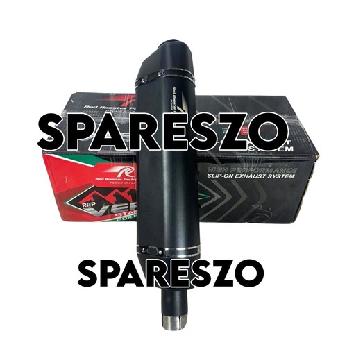 RED ROOSTER VERTEX EXHAUST BLACK Fit For Royal Enfield Himalayan 411 & Scram 411 - Picture 15 of 20