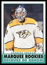 Connor Ingram 2020-21 O-Pee-Chee Update Retro #640 RC Nashville Predators