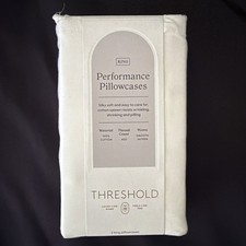 NEW Threshold Ultra Soft King Pillowcases 400 Count White