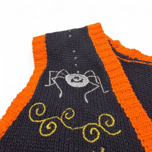 signers Originals L Shirt + Holiday Editions M Vest Halloween Cat Pumpkins - Picture 7 of 12