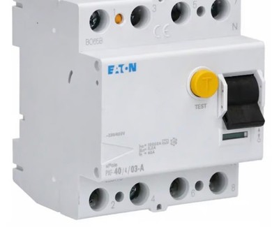 Eaton PXF-40/4/03-A FI-Schalter, RCD, 40A, 4p, 300mA, Typ A , 236778
