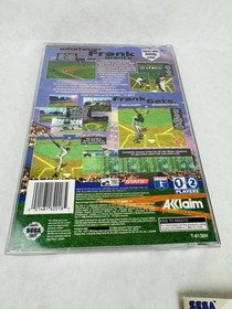 Frank Thomas Big Hurt Baseball (Sega Saturn 96) W/ Card Included & Registration