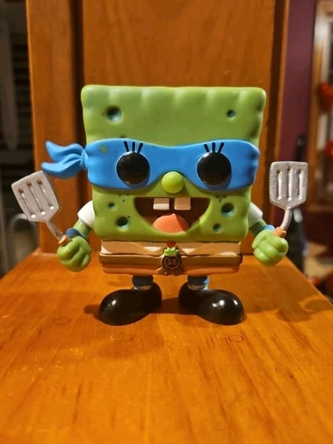 Funko Pop! Vinyl: Loose Spongebob Leonardo From 2014 SDCC Sponegbob/Plankton Set