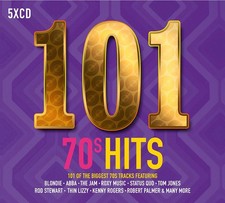 Various Artists : 101 70s Hits CD Box Set 5 discs (2017) FREE Shipping, Save £s