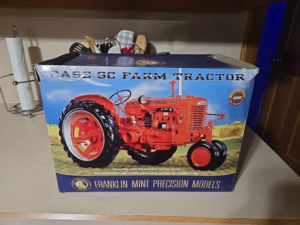 FRANKLIN MINT TRACTEUR Case SC Internationnal Harvester Farmall 1/12