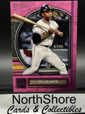 2025 Topps Museum Collection - Willie Mays #18 Pink Sapphire /199
