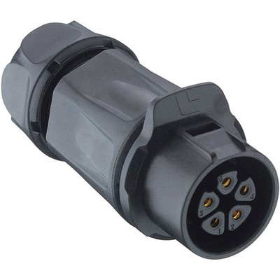 Lutronic 0262 02 Rundsteckverbinder Kupplung, gerade Gesamtpolzahl: 2   1 St.