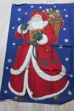 Santa Claus Fabric Panel VIP Cranston Wall Door Hanging Decoration 35" by 58"