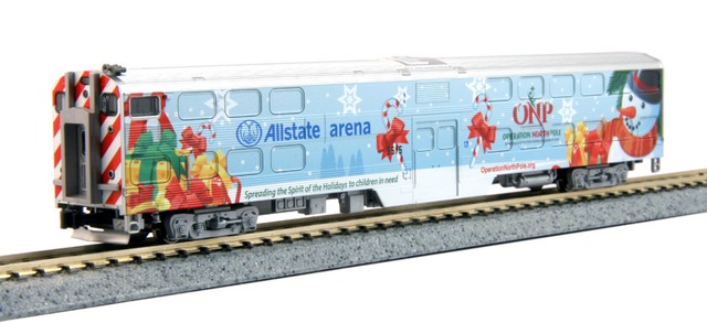 n scale christmas train sets