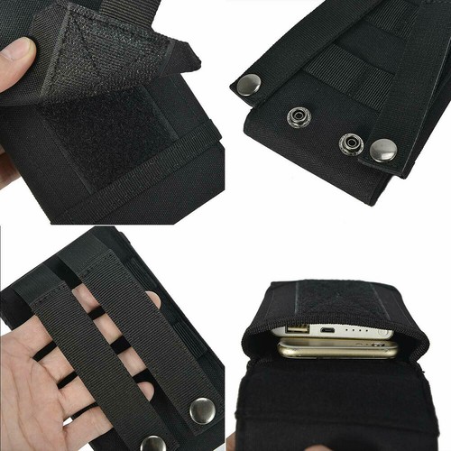 Universal Tactical Molle Bag Cell Phone Waist Belt Loop Hook Case Pouch Holster - Picture 11 of 28