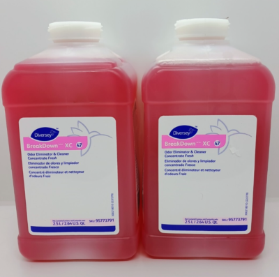 #ad 2 Diversey 95773791 BreakDown XC 47 Odor Eliminator Cleaner Concentrate Fresh $79.95