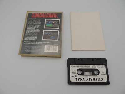 Notice De Jeu Guadalcanal – Amstrad CPC / Commodore / Spectrum, état Usé