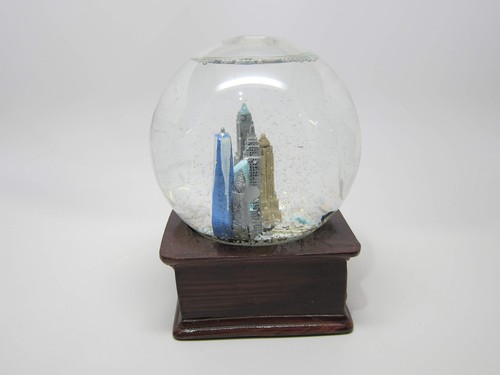 Bola de agua de vidrio globo de nieve de Nueva York Skyline con caja - Imagen 4 de 9