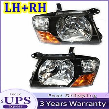 For Mitsubishi Pajero Montero L R Set Headlights Head Lights Lamps 2000-2006