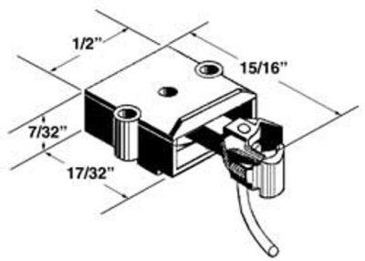 Kadee #806 -1 Paar Standard Kurz Schaft Mitte Set Plastik Kupplung 00/H0 Spur 2