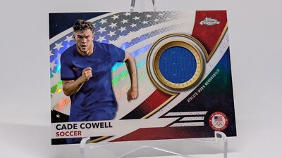 2024 Topps Chrome US Olympic Cade Cowell Relic Athlete Worn Memorabilia