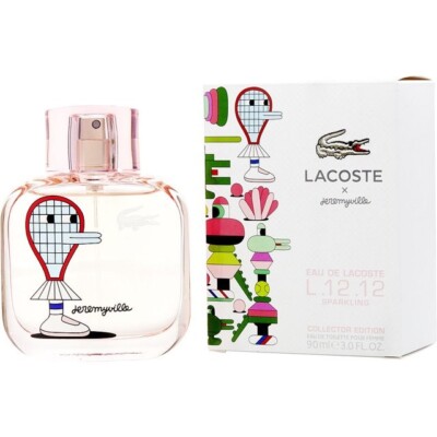LACOSTE x JEREMYVILLE EAU DE LACOSTE L.12.12 SPARKLING 3.0 Oz / 90 ml EDT SPRAY