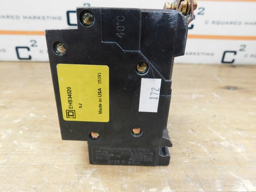 Square D EHB34020 20Amp Circuit Breaker used JAC - Picture 6 of 7