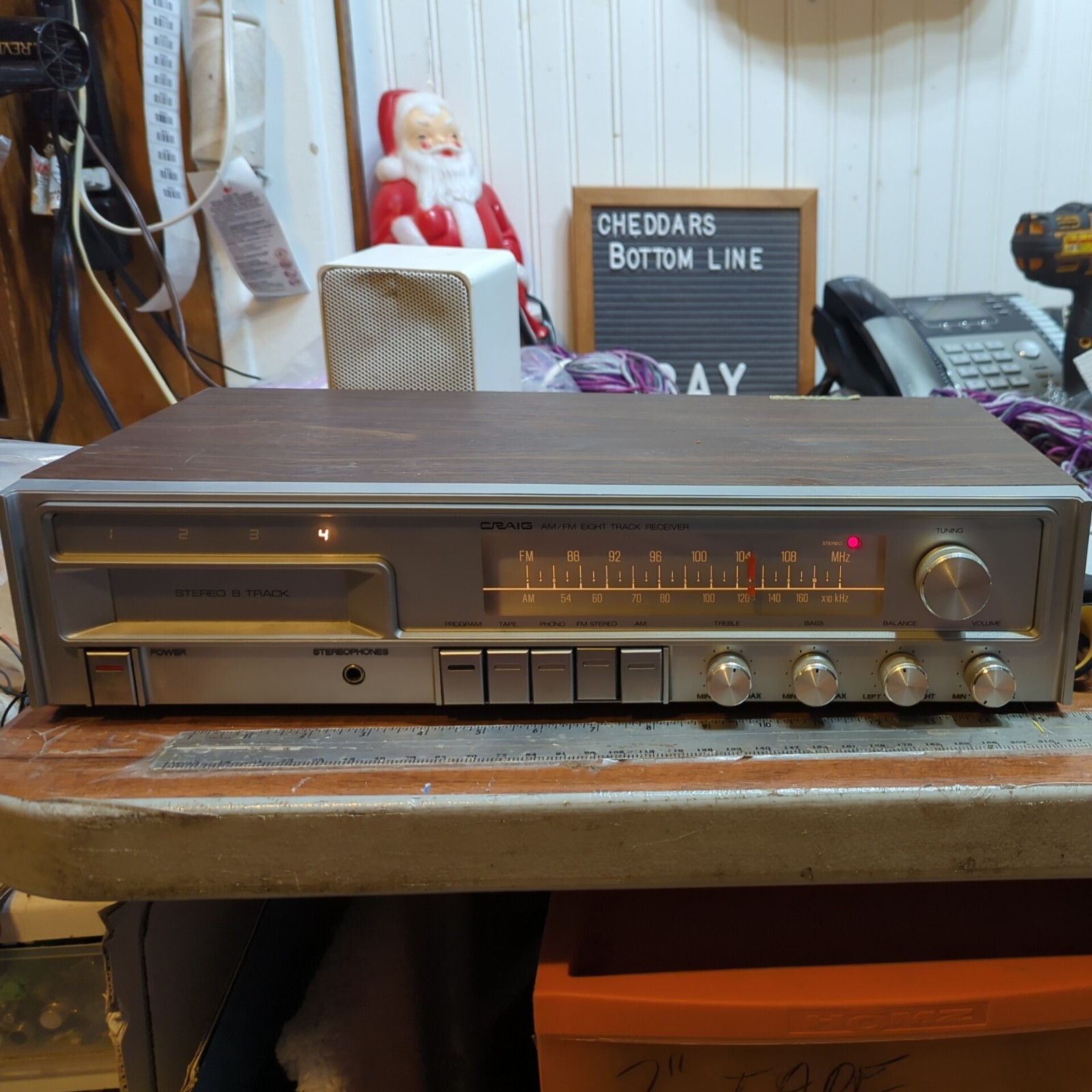 CRAIG H300 AM/FM Stereo 8-Track Receiver Vintage Parts or Repair | eBay