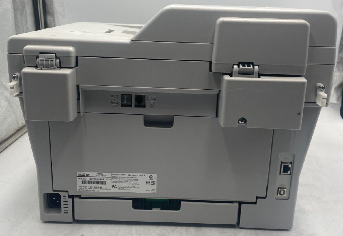 Brother MFC7360N AllInOne Laser Printer BAD DRUM 23K PAGES