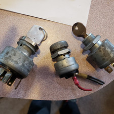 NICE Pollack Yale Cole Forklift Ignition Switch LOT Of 3 with keys 5 pin