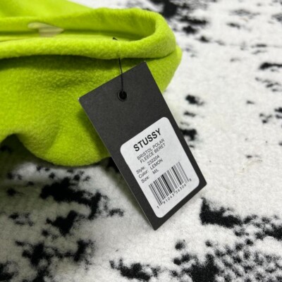 Stüssy Bristol Polar Fleece Beret Unisex Size Xs/ S Off-White EUC Beautiful Stussy beret - Gem main image 2