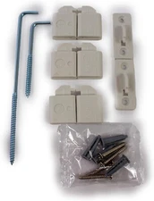 Kirsch LockSeam Curtain Rod Projection Extensions Bracket Kit Clearance Extend