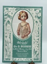 Peck Gandre The A Marque Paper Doll by Albert Marque circa 1914 Uncut Ch14
