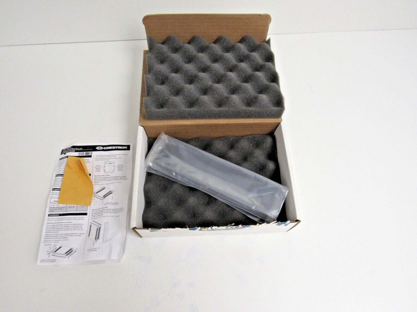 Crestron NEW UTK-1U-HALF Under-Table Mounting Kit for 1RU Half-Width Device 44-4