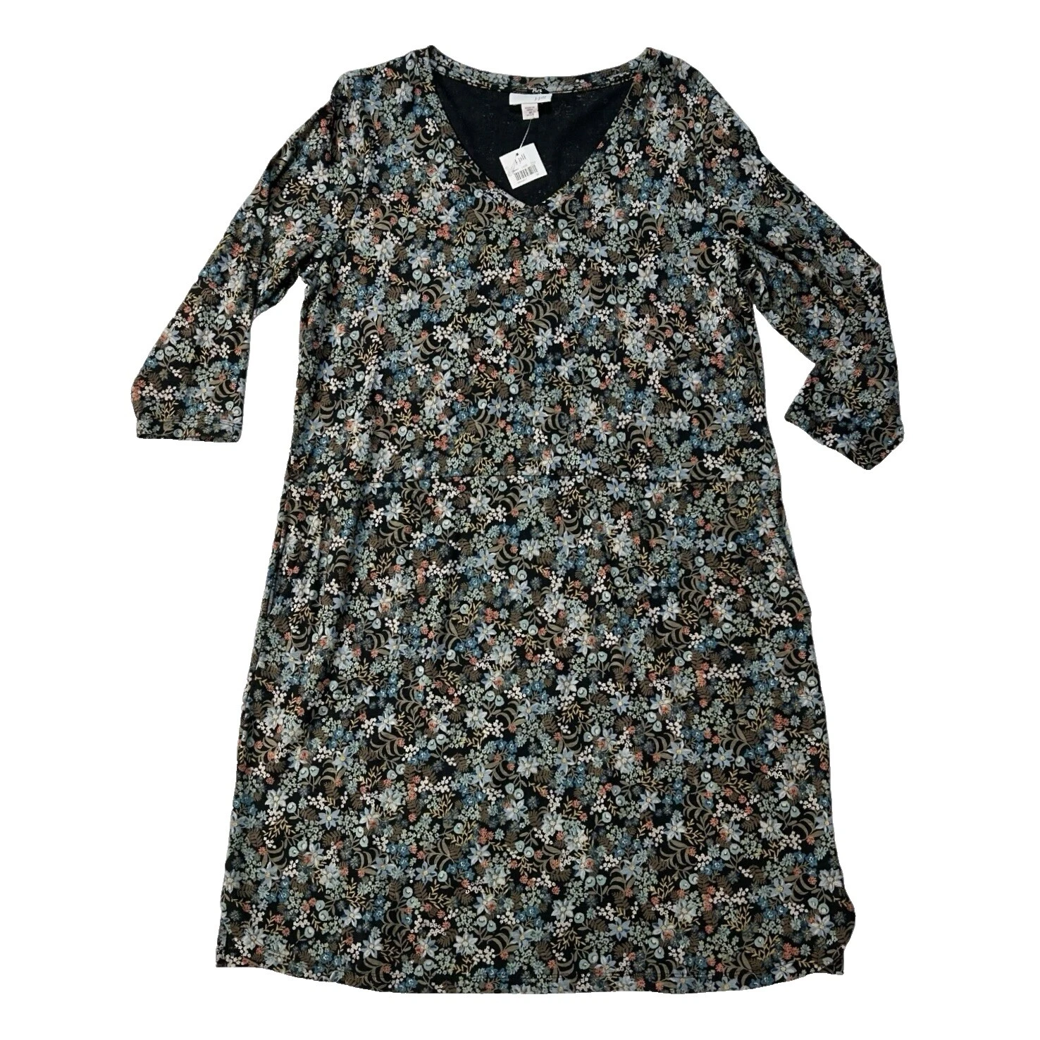 Vestidos florales J. Jill algodón para mujeres