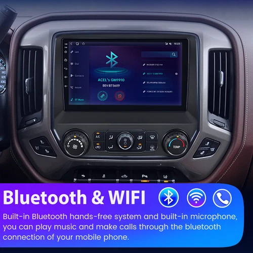 Apple Carplay For 2014-2018 Chevrolet Silverado GMC Sierra Car Stereo Radio GPS - Picture 10 of 16