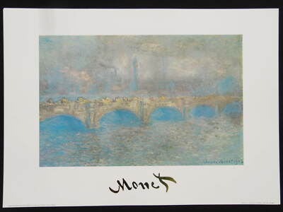 Waterloo Bridge ( Monet ), Kunstdruck 50 x 70 cm