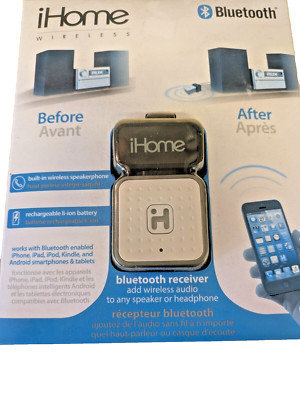 iHome Wireless Bluetooth Receiver W/ Built-in Speakerphone- NEW never opened