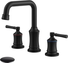 Bathroom Sink Faucet, Hurran Two Handle 8 inch Widespread