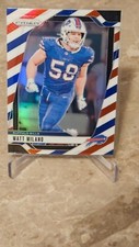 2024 Panini Prizm #33 Matt Milano Red White and Blue