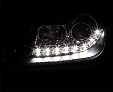 Juego De Faros Delanteros Vw Bora 09.98-05.05 Daylight Negro