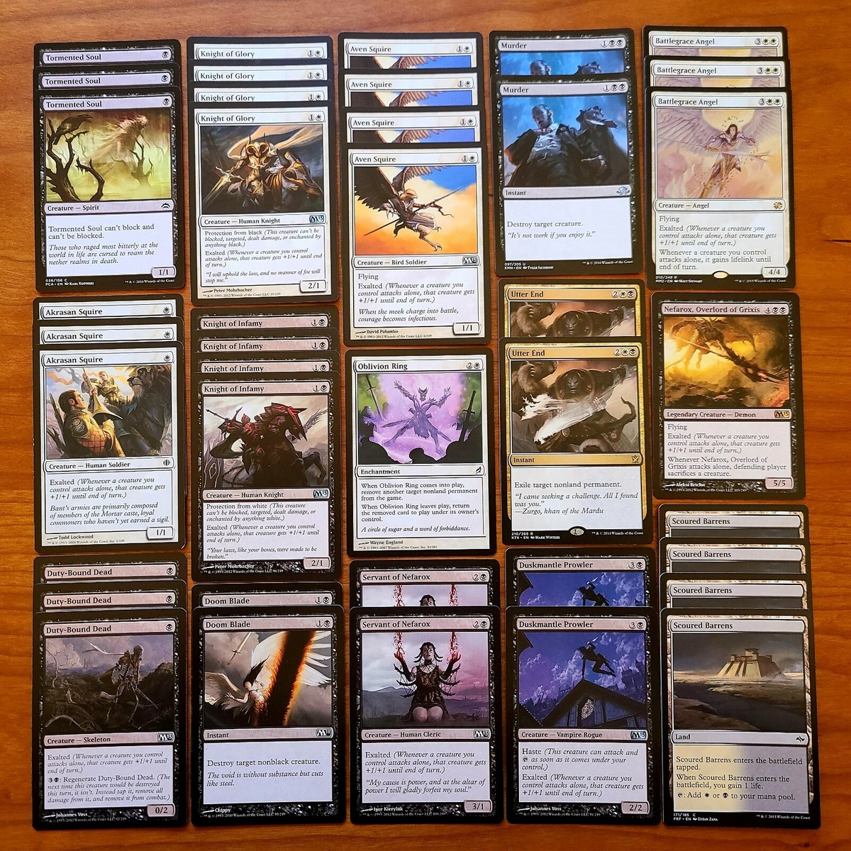 EXULTANT! * Exalted Aggro Custom Modern Magic MTG Deck * Wizards of the  Coast
