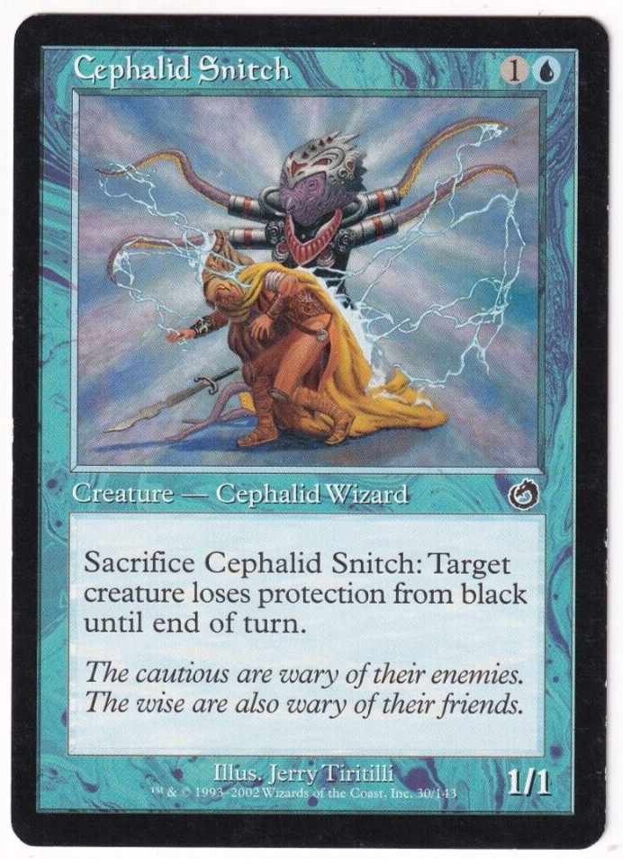 Cephalid Snitch Torment #30 Magic The Gathering 2002 MTG Single
