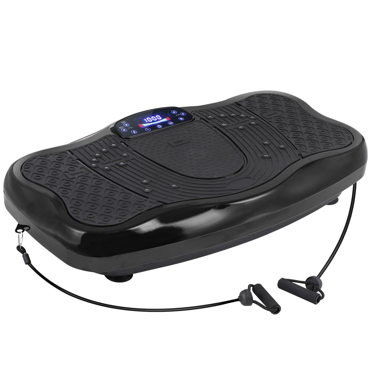 Vibration Platform Plate Machine Slim Whole Body Exercise Fitness Massager  Black