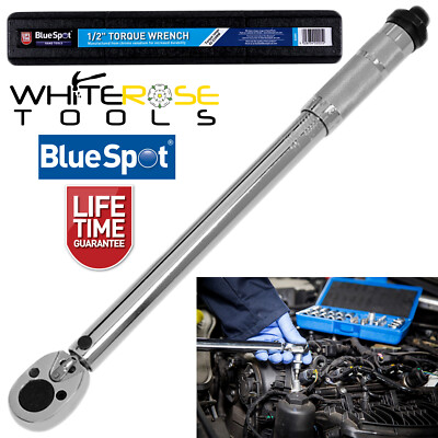 BlueSpot Drehmomentschlüssel kalibriert 1/2'' Quadratischer Steckschlüsselantrieb 42-210Nm verstellbar