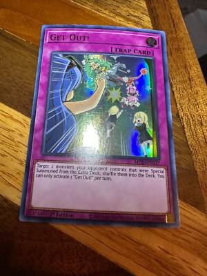 Get Out! MP20-EN137 1st Edition Ultra Rare PL + BONUS