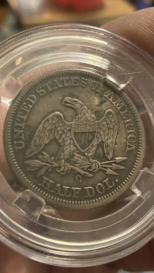 1854-0 Arrows Seated Liberty Half Dollar Ch VF - Image 2 of 4